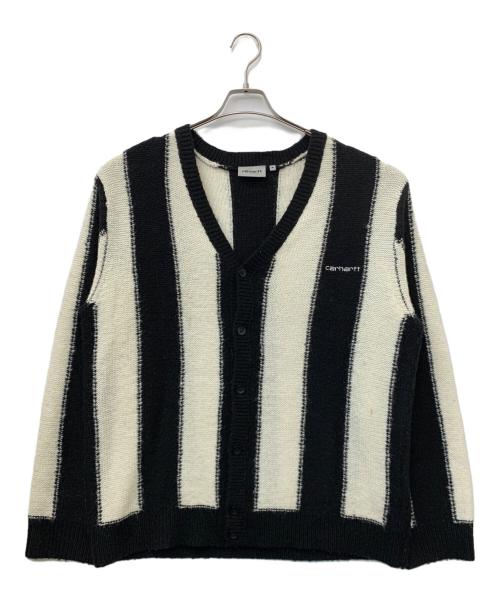 CarHartt（カーハート）CarHartt (カーハート) MANFORD CARDIGAN ホワイト×ブラック サイズ:Mの古着・服飾アイテム