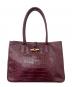 LONGCHAMP（ロンシャン）の古着「型押しトートバッグ」｜パープル