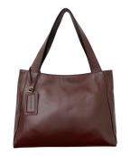 MOTHERHOUSEマザーハウス）の古着「レザートートバッグ」｜バーガンディー