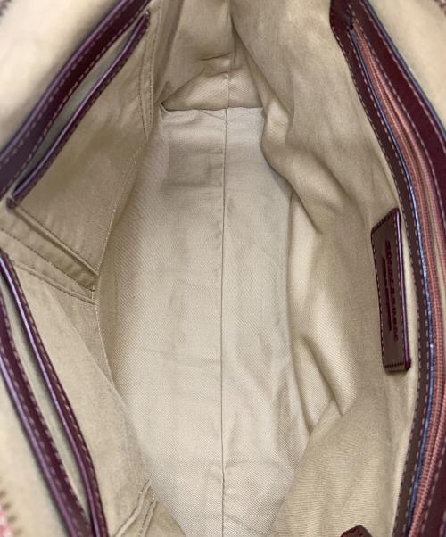 MOTHERHOUSE（マザーハウス）MOTHERHOUSE (マザーハウス) レザートートバッグ バーガンディーの古着・服飾アイテム
