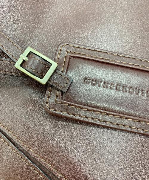 MOTHERHOUSE（マザーハウス）MOTHERHOUSE (マザーハウス) レザートートバッグ バーガンディーの古着・服飾アイテム