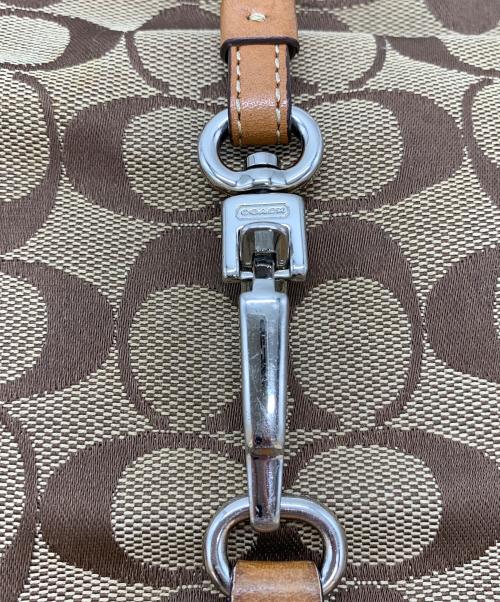 COACH（コーチ）COACH (コーチ) ショルダーバッグ ベージュ×ブラウンの古着・服飾アイテム