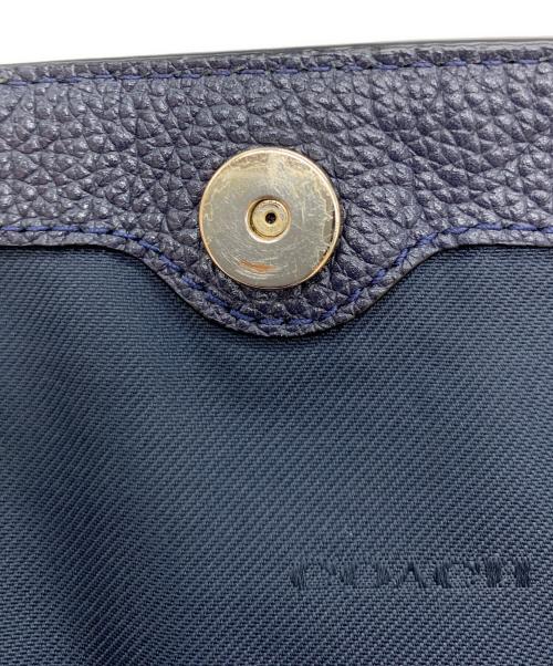 COACH（コーチ）COACH (コーチ) 2WAYバッグ ネイビーの古着・服飾アイテム