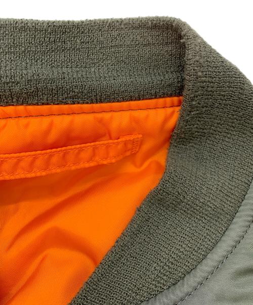 ALPHA（アルファ）ALPHA (アルファ) MA-1ジャケット カーキ サイズ:Lの古着・服飾アイテム