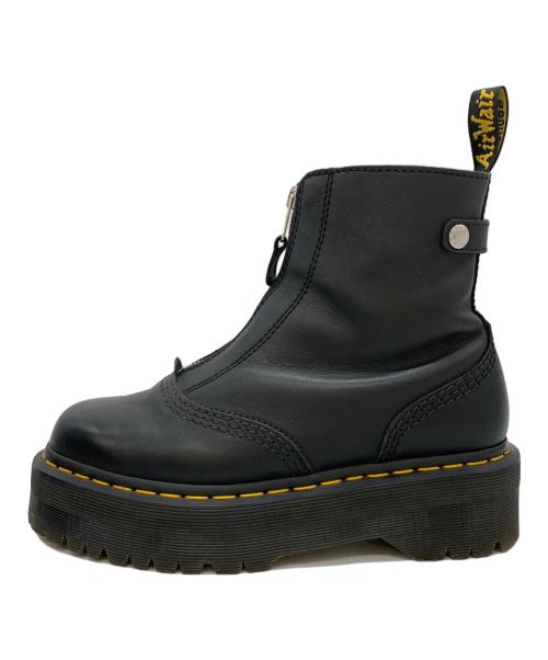 Dr.Martens（ドクターマーチン）Dr.Martens (ドクターマーチン) JETTA フロント ジップ ブーツ ブラック サイズ:UK6の古着・服飾アイテム