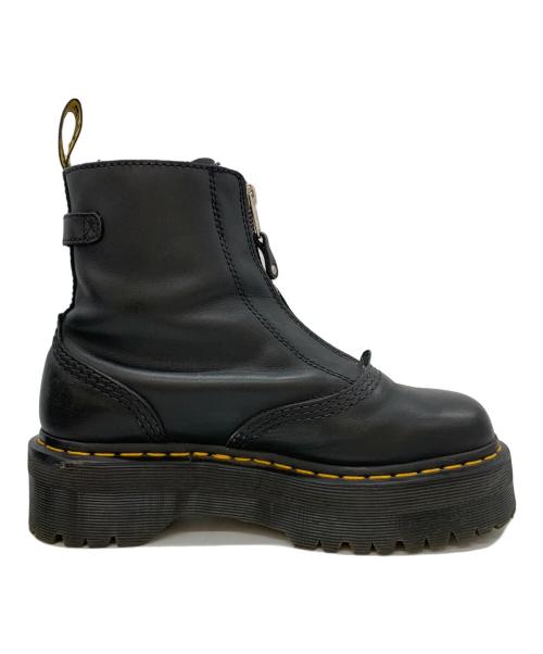 Dr.Martens（ドクターマーチン）Dr.Martens (ドクターマーチン) JETTA フロント ジップ ブーツ ブラック サイズ:UK6の古着・服飾アイテム