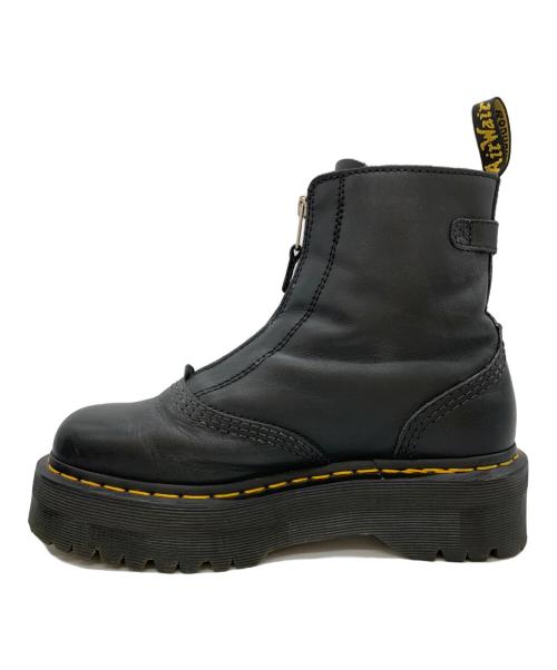 Dr.Martens（ドクターマーチン）Dr.Martens (ドクターマーチン) JETTA フロント ジップ ブーツ ブラック サイズ:UK6の古着・服飾アイテム