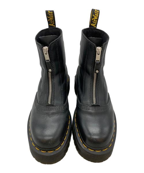 Dr.Martens（ドクターマーチン）Dr.Martens (ドクターマーチン) JETTA フロント ジップ ブーツ ブラック サイズ:UK6の古着・服飾アイテム