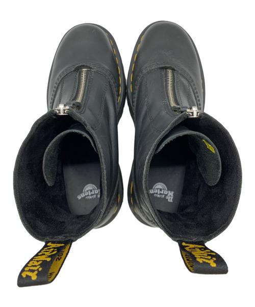 Dr.Martens（ドクターマーチン）Dr.Martens (ドクターマーチン) JETTA フロント ジップ ブーツ ブラック サイズ:UK6の古着・服飾アイテム