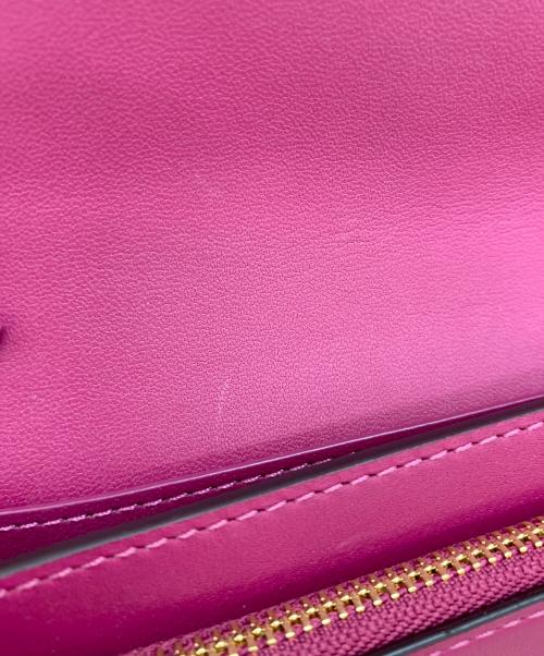 COACH（コーチ）COACH (コーチ) クラッチショルダー ブラウン×ピンクの古着・服飾アイテム