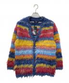 glambグラム）の古着「Glamour Border Cardigan」｜マルチカラー
