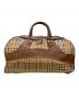 Burberry's (バーバリー) ノバチェックボストンバッグ ブラウン：18000円