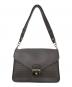 LONGCHAMP (ロンシャン) レザーショルダーバッグ グレー：18000円