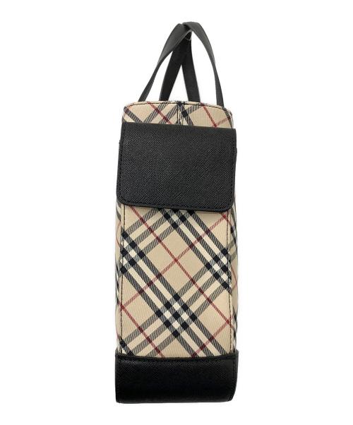 BURBERRY（バーバリー）BURBERRY (バーバリー) ノバチェックトートバッグ ベージュ×ブラックの古着・服飾アイテム