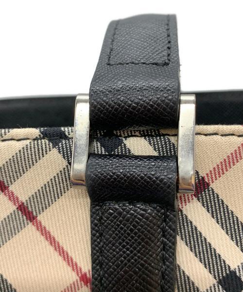 BURBERRY（バーバリー）BURBERRY (バーバリー) ノバチェックトートバッグ ベージュ×ブラックの古着・服飾アイテム