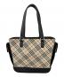 BURBERRY（バーバリー）の古着「ノバチェックトートバッグ」｜ベージュ×ブラック