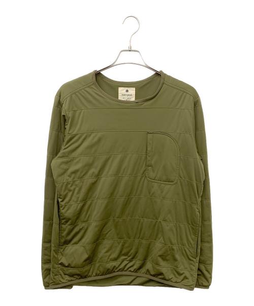 Snow peak（スノーピーク）Snow peak (スノーピーク) Flexible Insulated Pullover カーキ サイズ:Lの古着・服飾アイテム