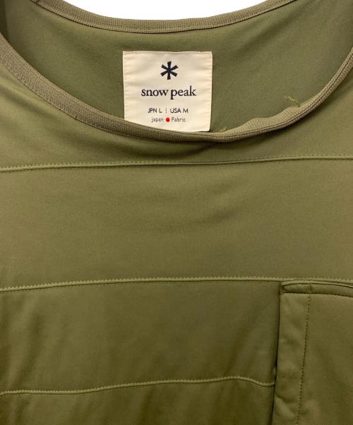 Snow peak（スノーピーク）Snow peak (スノーピーク) Flexible Insulated Pullover カーキ サイズ:Lの古着・服飾アイテム