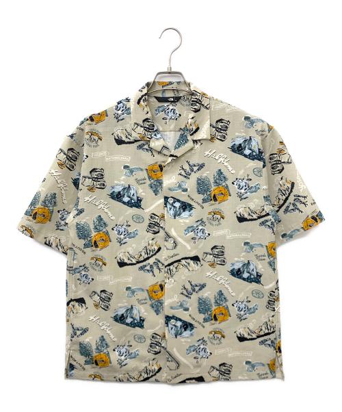 THE NORTH FACE（ザ ノース フェイス）THE NORTH FACE (ザ ノース フェイス) S/S ALOHA Vent SHIRT グレー サイズ:Mの古着・服飾アイテム
