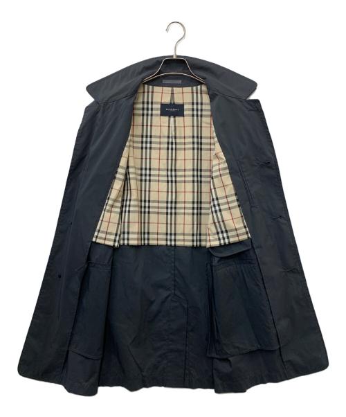 BURBERRY LONDON（バーバリーロンドン）BURBERRY LONDON (バーバリーロンドン) ステンカラーコート ブルー サイズ:Lの古着・服飾アイテム