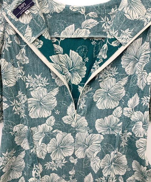 SHIPS（シップス）SHIPS (シップス) WATABEWEDDING 半袖ワンピース グリーン サイズ:Mの古着・服飾アイテム