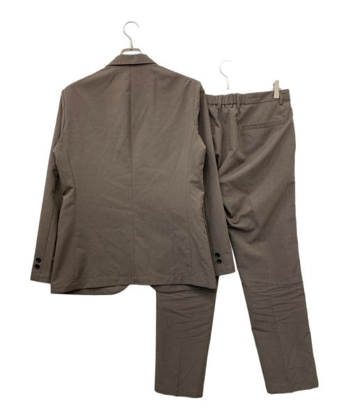 green label relaxing（グリーンレーベルリラクシング）green label relaxing (グリーンレーベルリラクシング) JUST fit ドライPEスリムセットアップ ジャケット＆パンツ ベージュ サイズ:Lの古着・服飾アイテム