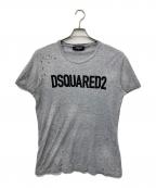 DSQUARED2ディースクエアード）の古着「半袖カットソー」｜グレー