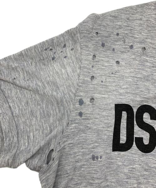 DSQUARED2（ディースクエアード）DSQUARED2 (ディースクエアード) 半袖カットソー グレー サイズ:Mの古着・服飾アイテム