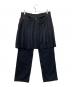 Y's (ワイズ) スカートレイヤードパンツ ブラック サイズ:3：13000円