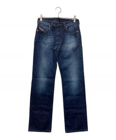 中古・古着通販】DIESEL (ディーゼル) WIDEEブラックデニムパンツ