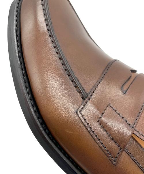 YANKO（ヤンコ）YANKO (ヤンコ) コインローファー ブラウン サイズ:8.5の古着・服飾アイテム