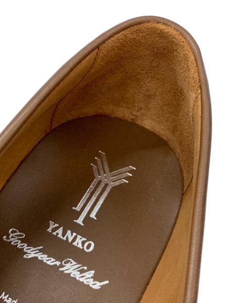YANKO（ヤンコ）YANKO (ヤンコ) コインローファー ブラウン サイズ:8.5の古着・服飾アイテム