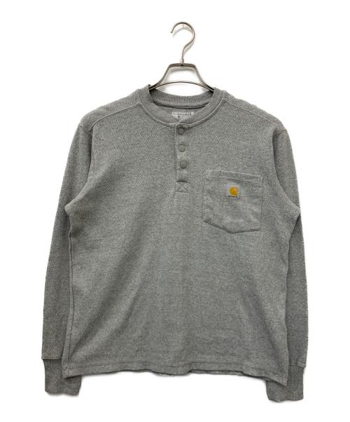 CarHartt（カーハート）CarHartt (カーハート) 長袖カットソー グレー サイズ:Sの古着・服飾アイテム