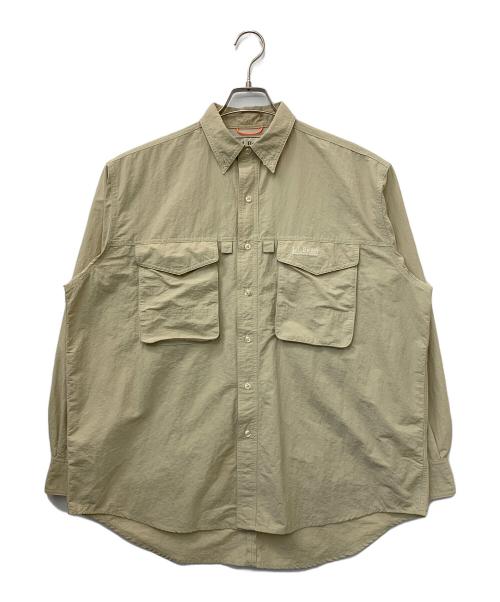 L.L.Bean（エルエルビーン）L.L.Bean (エルエルビーン) フライフィッシングシャツ ベージュ サイズ:Mの古着・服飾アイテム