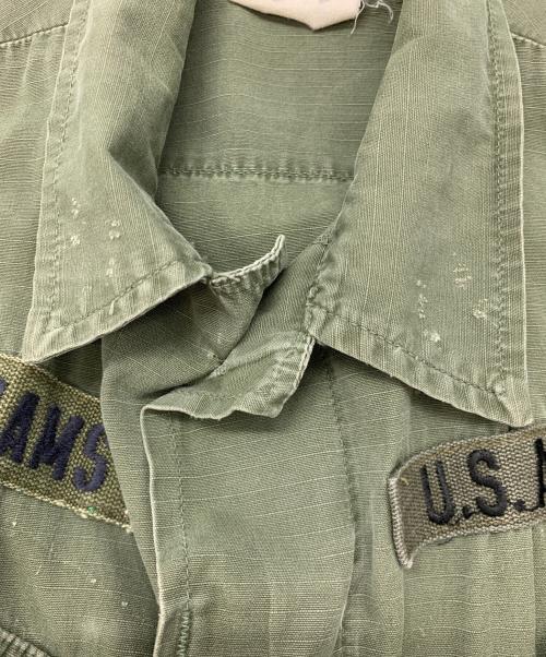 US ARMY（ユーエスアーミー）US ARMY (ユーエスアーミー) ジャングルファティーグジャケット グリーン サイズ:SMALL LONGの古着・服飾アイテム