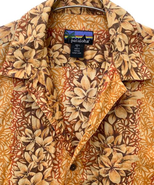pataloha（パタロハ）pataloha (パタロハ) アロハシャツ オレンジ サイズ:Mの古着・服飾アイテム