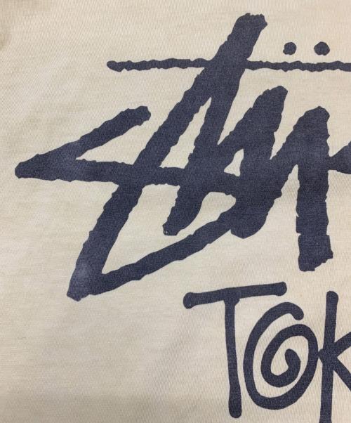 stussy（ステューシー）stussy (ステューシー) ロゴカットソー イエロー サイズ:Lの古着・服飾アイテム