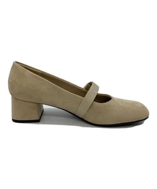 CHARLES & KEITH（チャールズアンドキース）CHARLES & KEITH (チャールズアンドキース) メタリックバックルメリージェーンパンプス ベージュ サイズ:39の古着・服飾アイテム