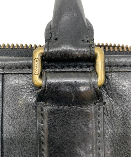 COACH（コーチ）COACH (コーチ) レザーブリーフケース ブラックの古着・服飾アイテム