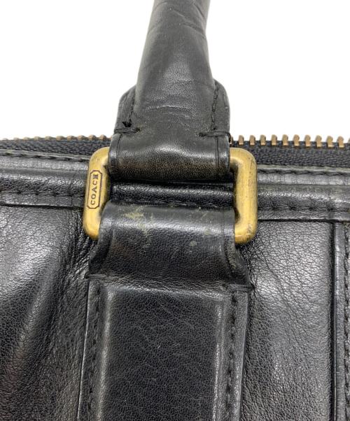 COACH（コーチ）COACH (コーチ) レザーブリーフケース ブラックの古着・服飾アイテム