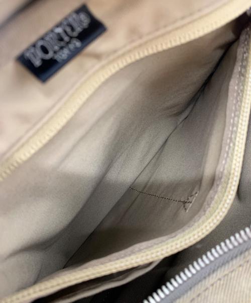 PORTER（ポーター）PORTER (ポーター) スリングバッグ カーキ×ブラウンの古着・服飾アイテム