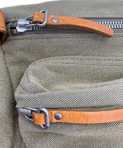 PORTER（ポーター）PORTER (ポーター) スリングバッグ カーキ×ブラウンの古着・服飾アイテム