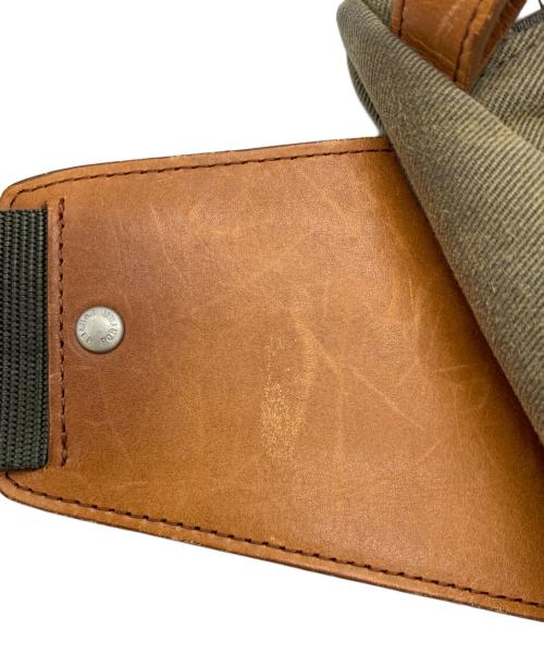 PORTER（ポーター）PORTER (ポーター) スリングバッグ カーキ×ブラウンの古着・服飾アイテム