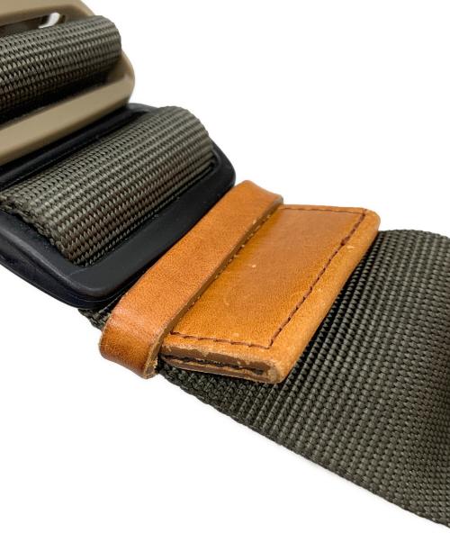 PORTER（ポーター）PORTER (ポーター) スリングバッグ カーキ×ブラウンの古着・服飾アイテム