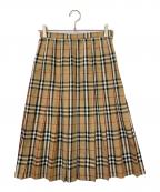 Burberry'sバーバリー）の古着「総柄スカート」｜ベージュ