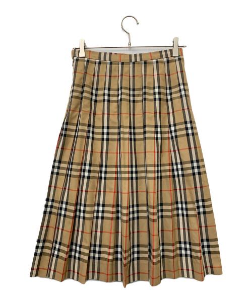 Burberry's（バーバリー）Burberry's (バーバリー) 総柄スカート ベージュ サイズ:11AB2の古着・服飾アイテム