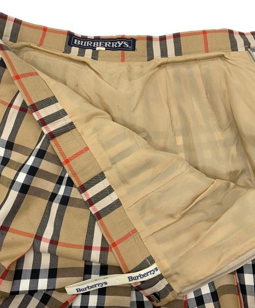 Burberry's（バーバリー）Burberry's (バーバリー) 総柄スカート ベージュ サイズ:11AB2の古着・服飾アイテム