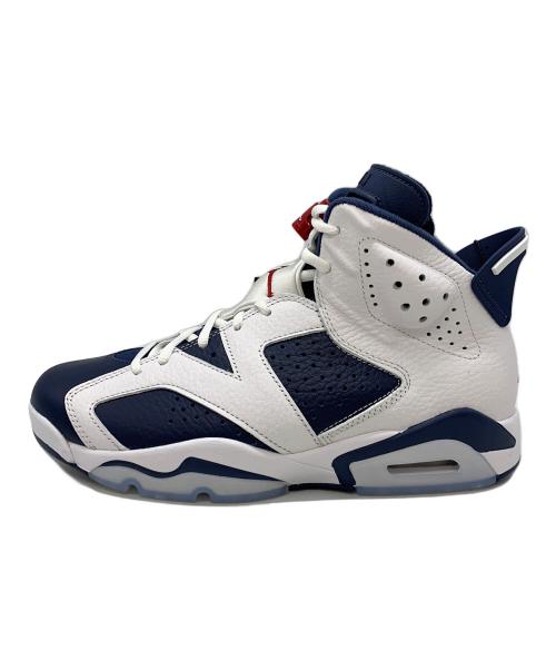 NIKE（ナイキ）NIKE (ナイキ) Air Jordan 6 Retro ホワイト×ミッドナイトブルー サイズ:26.5の古着・服飾アイテム