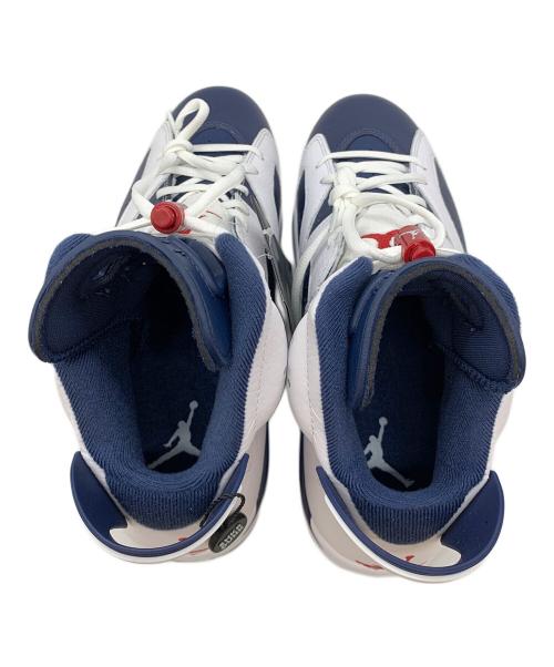 NIKE（ナイキ）NIKE (ナイキ) Air Jordan 6 Retro ホワイト×ミッドナイトブルー サイズ:26.5の古着・服飾アイテム