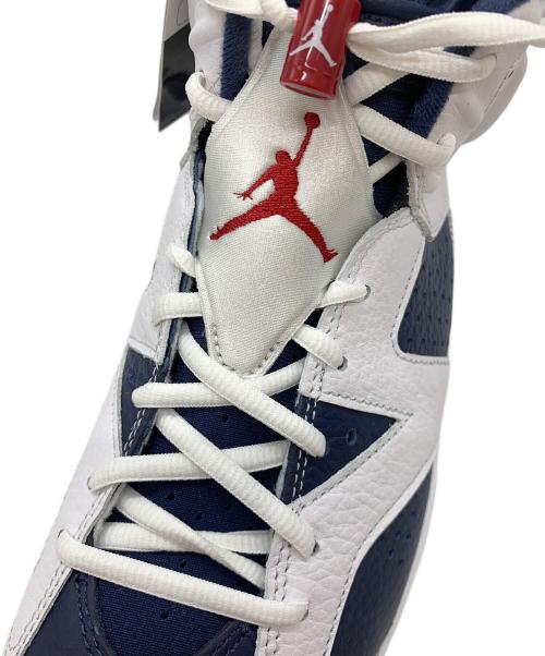 NIKE（ナイキ）NIKE (ナイキ) Air Jordan 6 Retro ホワイト×ミッドナイトブルー サイズ:26.5の古着・服飾アイテム